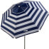 Пляжный зонт Aktive Синий/Белый 200 x 200 x 200 cm Сталь Ткань Оксфорд (6 штук)