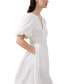 ფოტო #5 პროდუქტის Women's Alora Puff-Sleeve Midi Dress