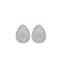 Pave Puffy on the Ear Stud Earring