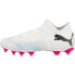 Футбольные бутсы PUMA Future 7 Match FG/AG для мужчин White / Black / Poison Pink, 45 - фото #2