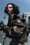 Фото #16 товара Куртка из экокожи ZARA - Модель Faux leather jacket