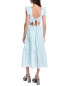 Фото #2 товара Reveriee Tiered Midi Dress Women's