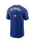 ფოტო #4 პროდუქტის Men's Royal Los Angeles Dodgers City Connect 2-Hit T-shirt