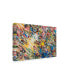 Фото #2 товара Mark Lovejoy Abstract Splatters Lovejoy 5 Canvas Art - 20" x 25"