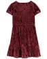 Kid Velour Puff Sleeve Dress 7