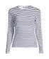 White/deep sea stripe