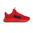 Фото #1 товара Puma Softride Astro Slip 37879902 Mens Red Canvas Athletic Running Shoes