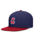 ფოტო #1 პროდუქტის Men's Royal/Red Atlanta Braves Rewind Cooperstown True Performance Fitted Hat