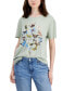 Juniors' Butterfly Drop-Shoulder Crewneck Tee