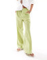 ASOS DESIGN tailored pull on trouser in light green