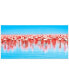 Фото #1 товара Flamingo Flock Frameless Free Floating Tempered Art Glass Wall Art by EAD Art Coop, 24" x 48" x 0.2"