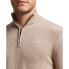 SUPERDRY Essential Embroidered Henley Half Zip Sweater