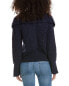 Фото #2 товара Seraphina Johnny Collar Wool-Blend Sweater Women's