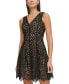 Фото #4 товара Women's Lace Fit & Flare Dress