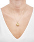 Cultured Freshwater Pearl (7-1/2mm) Flower 18" Pendant Necklace in 14k Gold