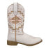 Фото #1 товара Roper Monterey Aztec Southwest Square Toe Cowboy Womens White Casual Boots 09-0