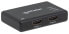 Фото #9 товара Manhattan HDMI Splitter 2-Port - 4K@30Hz - Displays output from x1 HDMI source to x2 HD displays (same output to both displays) - AC Powered (cable 0.9m) - Black - Three Year Warranty - Retail Box (With Euro 2-pin plug) - HDMI - 2x HDMI - 3840 x 2160 pixels - Blac