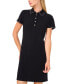 Фото #7 товара Women's Contrast-Trim Polo Dress