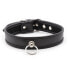 Фото #1 товара Collar with Hoop Black