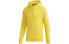 Фото #1 товара Толстовка adidas neo Линейный вязаный спортивный худи для мужчин желтого цвета