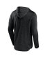 ფოტო #4 პროდუქტის Men's Heather Black Kentucky Wildcats Transitional Hoodie T-shirt