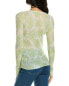 Фото #4 товара Rebecca Taylor Astera Fleur Wool-Blend Pullover Women's Yellow Xs