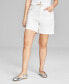 Фото #1 товара Women's High Rise Denim Shorts, Created for Macy's