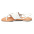 Matisse Shayla Ankle Strap Womens White Casual Sandals SHAYLA-100