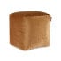 Pouffe Velvet Beige 30 x 30 x 30 cm (4 Units)