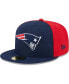 Фото #4 товара Men's Navy New England Patriots Gameday 59FIFTY Fitted Hat