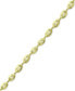 ფოტო #3 პროდუქტის Mariner Link Ankle Bracelet in Sterling Silver and 18k Gold Over Silver, Created for Macy's