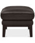 CLOSEOUT! Chanute 32" Leather Ottoman, Created for Macy's