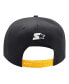 Men's Black, Gold Pittsburgh Penguins Arch Logo Two-Tone Snapback Hat