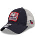 Фото #4 товара Men's Navy, White Boston Red Sox Spring Training Striped 9TWENTY Trucker Adjustable Hat