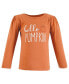 ფოტო #5 პროდუქტის Baby Girls Long Sleeve T-Shirts, Fall Pumpkin Spice