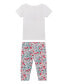 Фото #2 товара Baby Girl Short Sleeve T-Shirt and Legging Set