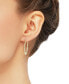 ფოტო #2 პროდუქტის Small Textured Hoop Earrings in 14k Gold
