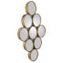 Wall mirror Alexandra House Living Golden Metal Circles 9 x 71 x 39 cm