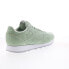 Фото #16 товара Reebok Eames Classic Mens Green Leather Lace Up Lifestyle Sneakers Shoes