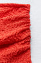 Фото #9 товара Платье асимметричного кроя из рельефной ткани ZARA