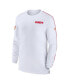 Фото #3 товара Men's White Kansas City Chiefs Sideline Coach UV Performance Long Sleeve T-Shirt