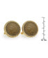 Civil War Indian Head Penny Rope Bezel Coin Cuff Links