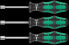 Wera Wera 395 HO/3 sanitary socket wrench screwdriver set (black/green, 3-piece, with hollow shaft) - фото #8