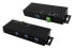 Фото #1 товара Exsys EX-1517HMVS - USB 3.2 Gen 1 (3.1 Gen 1) Type-A,USB Type-B - 5000 Mbit/s - Black - Metal - Power - Taiwan