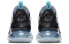 Фото #5 товара Nike Air Max 270 低帮 跑步鞋 男款 黑白蓝 / Кроссовки Nike Air Max AH8050-001