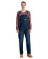 Фото #1 товара Women's Long Vintage Washed Flex Denim Bib Overall