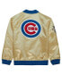 Фото #4 товара Men's Gold Chicago Cubs OG 2.0 Lightweight Satin Full-Zip Jacket