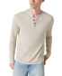 Фото #1 товара Men's Garment Dye Thermal Crewneck Shirt