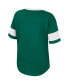 ფოტო #3 პროდუქტის Big Girls Green Michigan State Spartans Tomika Tie-Front V-Neck T-shirt