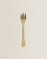 Фото #3 товара Engraved gold brunch fork